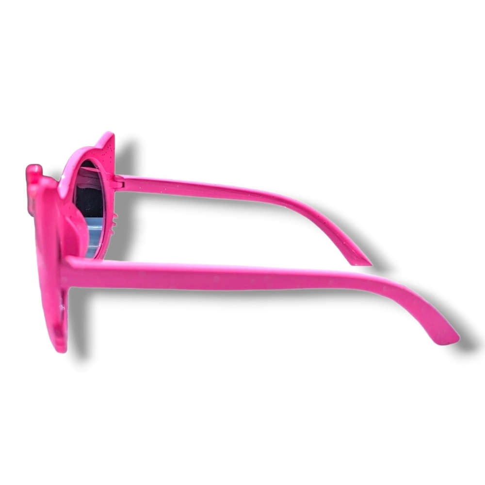 Gymboree Girls Pink W/ Silver Sparkles Cat Sunglasses - Picture 3 of 4